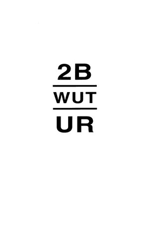 2B Wut UR 2B Wut UR