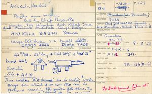 Akakalu Babini (Field Card) Akakalu Babini (Field Card)
