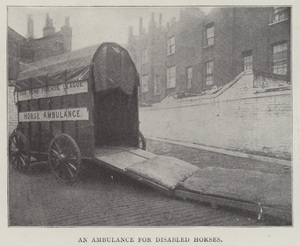 An Ambulance for Disabled Horses (b/w photo) An Ambulance for Disabled Horses (b/w photo)