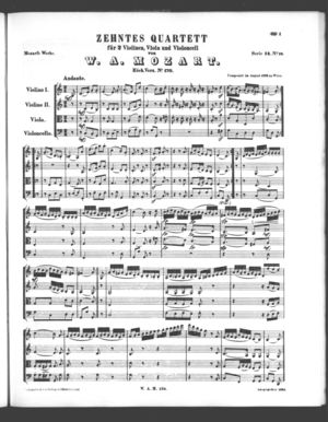 Zehntes Quartett Zehntes Quartett
