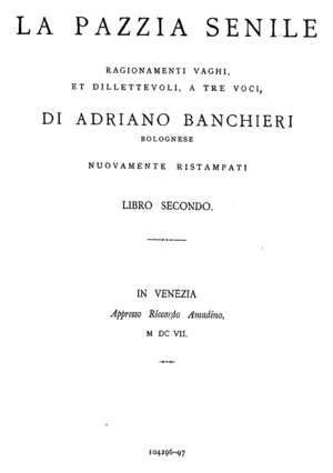 La Pazzia senile La Pazzia senile