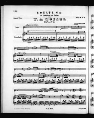 Sonate No. 13 für Pianoforte und Violine, K. 28, C Major Sonate No. 13 für Pianoforte und Violine, K. 28, C Major