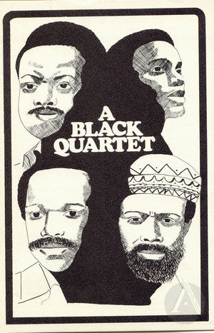 Playbill for <i>A Black Quartet</i>, a production of four plays produced by Woodie King at Tambellini's Gate Theatre, New York, July 30, 1969 Playbill for <i>A Black Quartet</i>, a production of four plays produced by Woodie King at Tambellini's Gate Theatre, New York, July 30, 1969