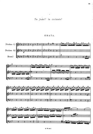 Tu fedel? tu constante?, HWV 171 Tu fedel? tu constante?, HWV 171