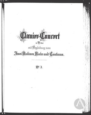 Clavier-Concert 3 Clavier-Concert 3