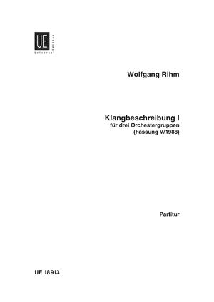 Klangbeschreibung I Klangbeschreibung I
