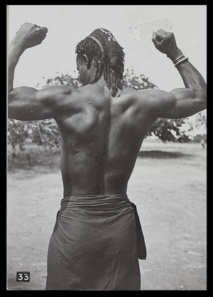 man called Mokenye, one of the expeditions servants man called Mokenye, one of the expeditions servants
