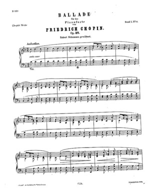 Ballade No. 2 Ballade No. 2