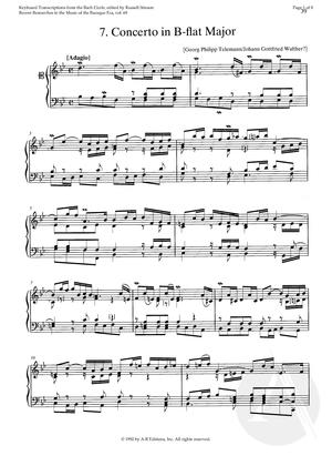 7. Concerto in B-flat Major, TWV 51:D10, B Flat Major 7. Concerto in B-flat Major, TWV 51:D10, B Flat Major