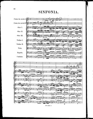 Sinfonia in F Sinfonia in F