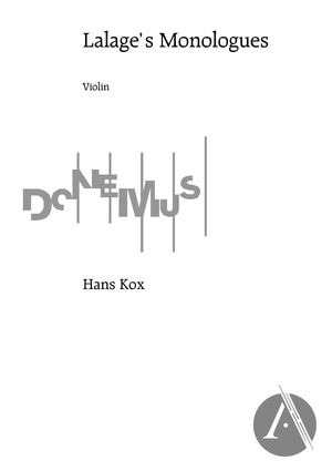Lalage's Monologues (Violin Part ) Lalage's Monologues (Violin Part )