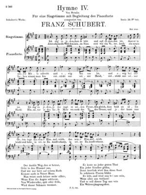 Hymne IV.Von Novalis. Hymne IV.Von Novalis.
