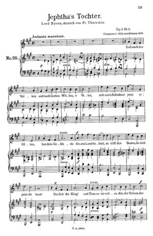 Jephtha's Tochter Jephtha's Tochter