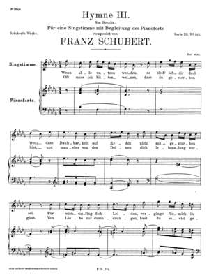 Hymne III.von Novalis. Hymne III.von Novalis.