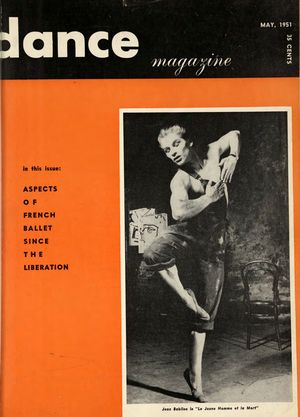Dance Magazine, Vol. 25, no. 5, May, 1951 Dance Magazine, Vol. 25, no. 5, May, 1951