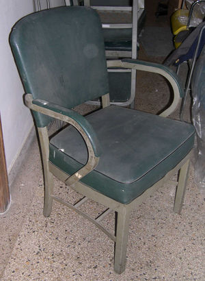 Prop Chair With Arms Front Side View Alexander Street A