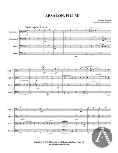 Absalon Fili Mi Alexander Street A Proquest Company Authorship note this work was formerly attributed to josquin desprez. absalon fili mi alexander street a