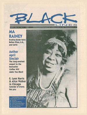 BLACKlines, Vol. 1 no. 2, March 1996 BLACKlines, Vol. 1 no. 2, March 1996