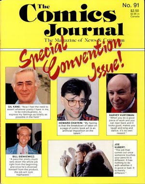 The Comics Journal, no. 91 The Comics Journal, no. 91