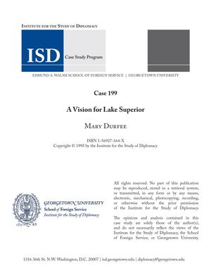 A Vision for Lake Superior A Vision for Lake Superior
