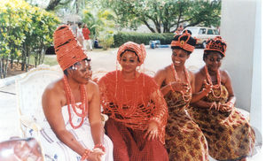 Stills from the feature film <i>Wazobia!</i> by Osonye Tess Onwueme (based on the play <i>The Reign of Wazobia</i>), 2000 Stills from the feature film <i>Wazobia!</i> by Osonye Tess Onwueme (based on the play <i>The Reign of Wazobia</i>), 2000