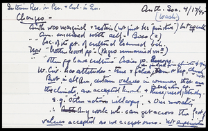 Miscellaneous notes, 1930-5 Miscellaneous notes, 1930-5