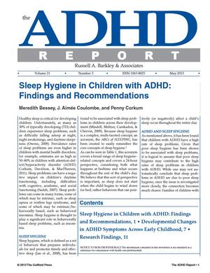ADHD Report, Volume 21, Number 03, June 2013 ADHD Report, Volume 21, Number 03, June 2013