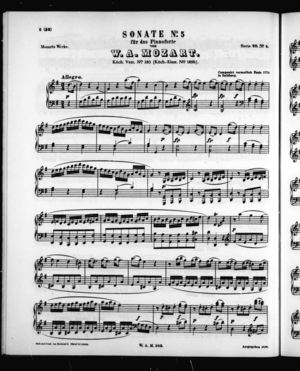 Sonata No. 5 für Pianoforte Sonata No. 5 für Pianoforte