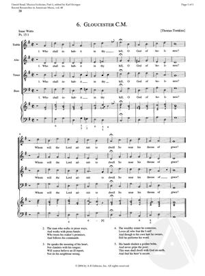 6. Gloucester C.M., G Major 6. Gloucester C.M., G Major
