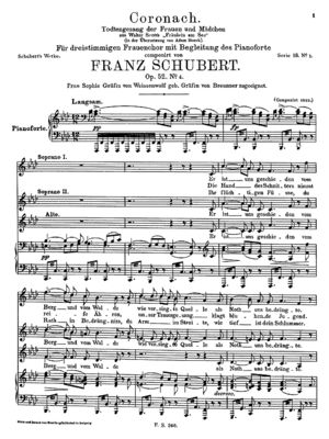 Coronach (Totengesang der Frauen und Mädchen) Coronach (Totengesang der Frauen und Mädchen)