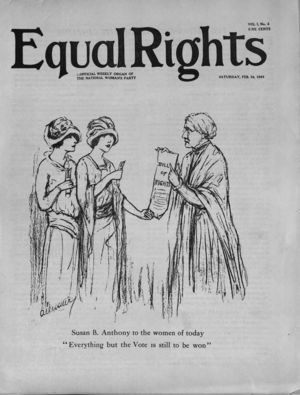 Equal Rights, Vol. 01, no. 02, February 24, 1923 Equal Rights, Vol. 01, no. 02, February 24, 1923