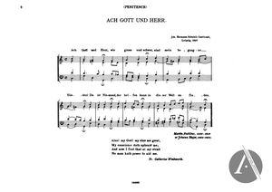 Ach Gott und Herr Ach Gott und Herr
