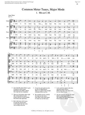 1. Mear C.M., G Major 1. Mear C.M., G Major