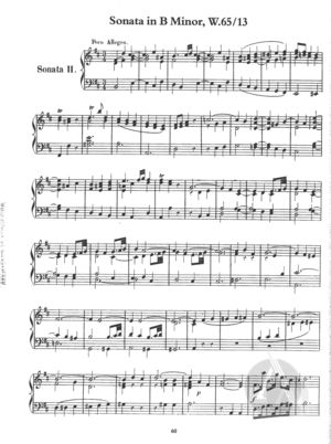 Sonata in B Minor, Wq.65/13, B Minor Sonata in B Minor, Wq.65/13, B Minor