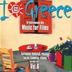 I Love Greece, Vol. 6: Music For Films Album Art
