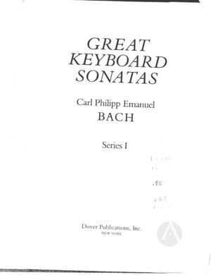 Sonata in B-flat Major, Wq.62/1, B Flat Major Sonata in B-flat Major, Wq.62/1, B Flat Major