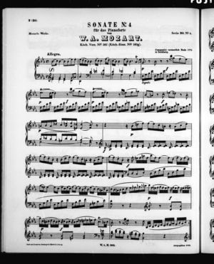 Sonata No. 4 für Pianoforte Sonata No. 4 für Pianoforte