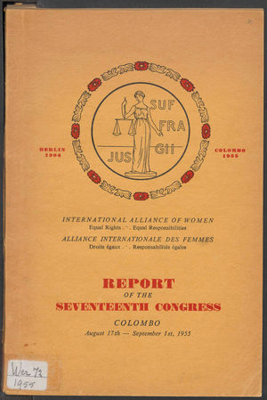 Report of the 17th Congress, IAW Report of the 17th Congress, IAW