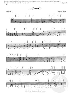1. Fantasia, Tr. 88 1. Fantasia, Tr. 88