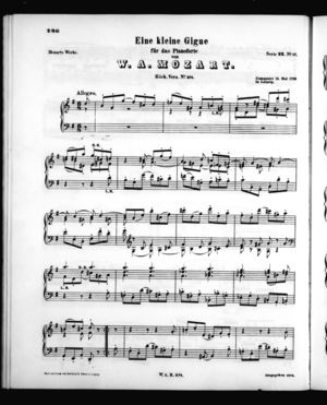 Eine kleine Gigue Eine kleine Gigue