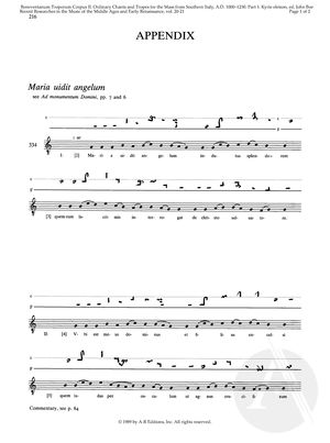 Appendix: Maria uidit angelum Appendix: Maria uidit angelum