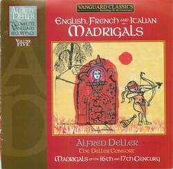 English, French and Italian Madrigals-Disc 1: Madrigals of Thomas Morley and John Wilbye Album Art  