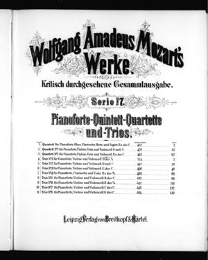 Quintet für das Pianoforte Quintet für das Pianoforte
