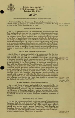Public Law 89-642: An Act Public Law 89-642: An Act