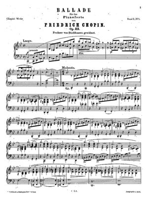 Ballade No. 1 Ballade No. 1