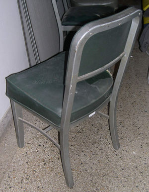 Prop Chair No Arms Back Side View Alexander Street A