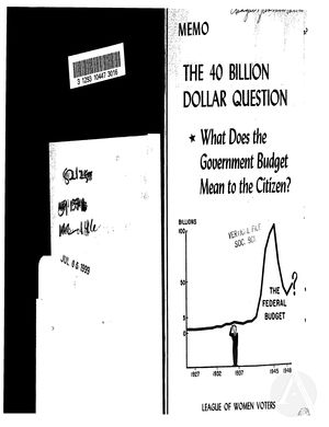 The 40 Billion Dollar Question: What Does the Government Budget Mean to the Citizen? The 40 Billion Dollar Question: What Does the Government Budget Mean to the Citizen?