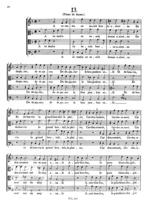 Ce matine - Score