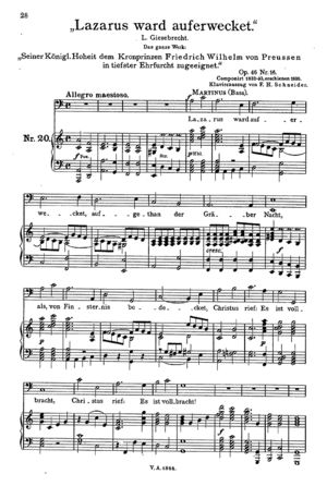 Lazarus ward auferwecket Lazarus ward auferwecket