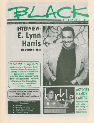 BLACKlines, Vol. 1 no. 3, April 1996 BLACKlines, Vol. 1 no. 3, April 1996